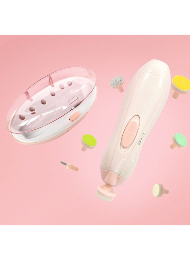 6-In-1 Electric Baby Nail Trimmer Kit With LED Light And Portable Case - Image 5